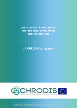 JA-CHRODIS at a glance