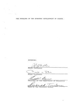 THE PROBLEMS OF THE ECONOMIC DEVELOPMENT OF