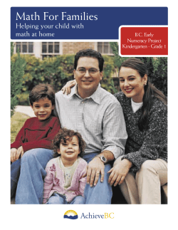 Math for Families