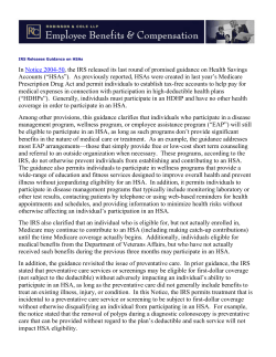 In Notice 2004-50, the IRS released its last round of promised
