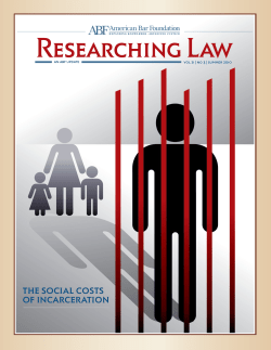 the social costs of incarceration