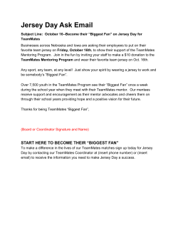 Jersey Day Email with Step by Step Instructions For Participating
