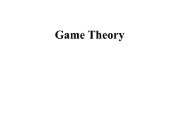 Game Theory What a