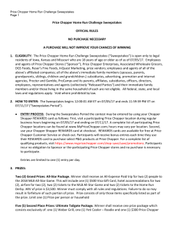 random draw mail-in/deposit sweepstakes template