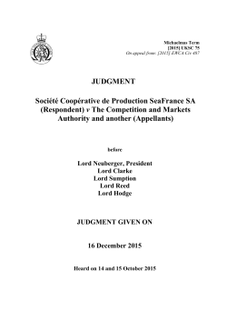 Societe Cooperative de Production SeaFrance SA