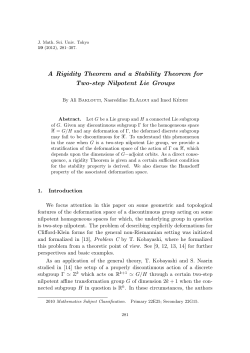 A Rigidity Theorem and a Stability Theorem for Two