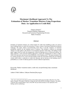 Maximum Likelihood Approach To The Estimation