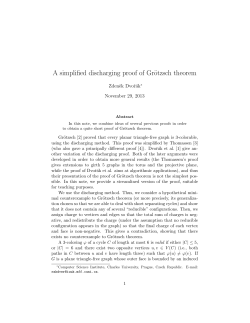 A simplified discharging proof of Gr&ouml;tzsch theorem