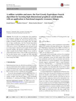 A million variables and more: the Fast Greedy Equivalence Search
