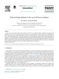 Total orderings defined on the set of all fuzzy numbers