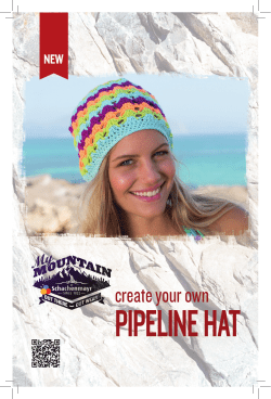 pipeline hat - The Crochet Crowd