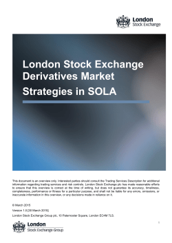 Strategies - London Stock Exchange Group