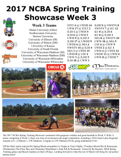 2017 NCBA Spring Training Showcase Week 3