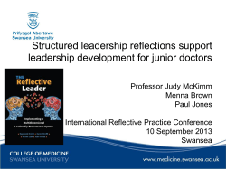 Structured leadership reflections