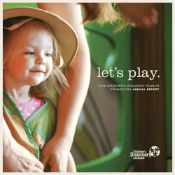 let`s play. - Children`s Discovery Museum