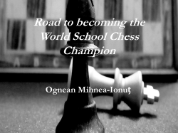 "Road to becoming the WSCC"