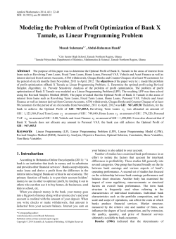 Linear Programming (LP), Linear Programming Problem (LPP