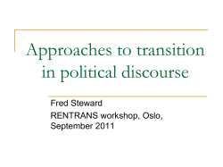 Can we define a set of `transitions principles` to which sustainability