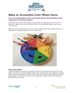Make an Accessible Color Wheel Game