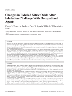 Changes in Exhaled Nitric Oxide After Inhalation Challenge With