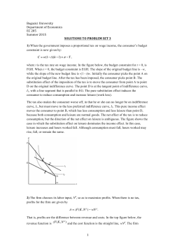 PS3 Solutions - Bogazici University, Department of Economics