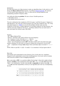 Introduction We often need some sort of data structure to make our