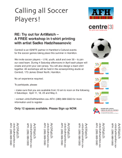 Calling all Soccer Players!