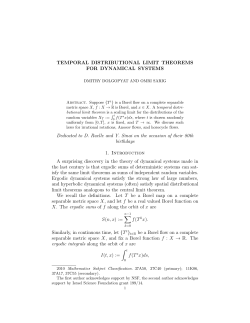 Temporal distributional limit theorems for dynamical systems