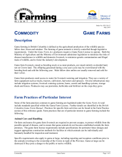 Farm Practices - Games Farms