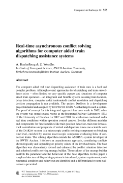 Real-time asynchronous conflict solving algorithms for