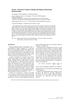 On the π-Electron Content of Bonds and Rings in