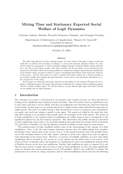 Mixing Time and Stationary Expected Social Welfare of Logit
