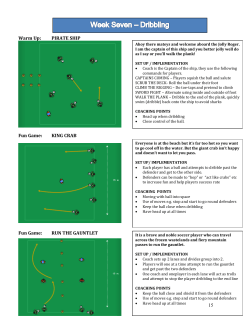 15 Warm Up: PIRATE SHIP Fun Game: KING CRAB Fun Game