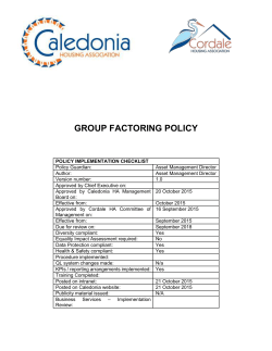 caledonia group factoring policy