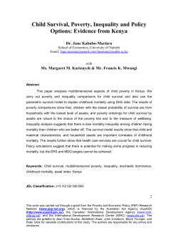 appendix - Human Development and Capability Association