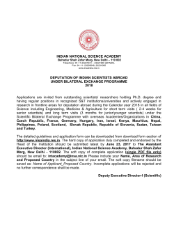 Doc Format - Indian National Science Academy