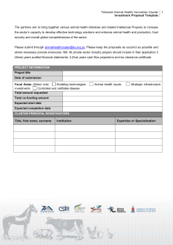 Investment Proposal Template