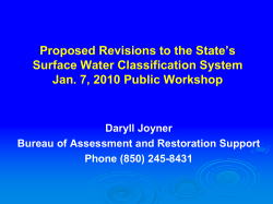 Revisions to Rule 62-302.400