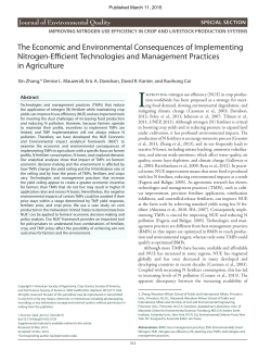 The Economic and Environmental Consequences of Implementing
