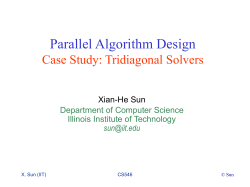 The Parallel Diagonal Dominant (PDD) Algorithm