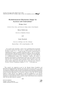Multidimensional Mechanism Design for Auctions with Externalities