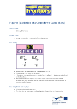 Games Without Frontiers