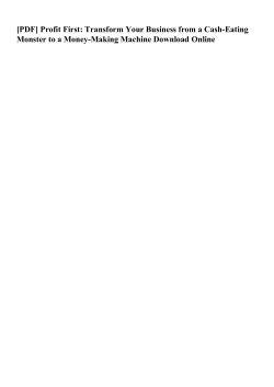 Profit First: Transform Your Business from a