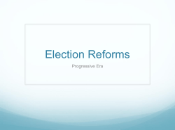 Election Reforms