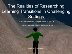 Going Critical: Technology Enhanced Learning