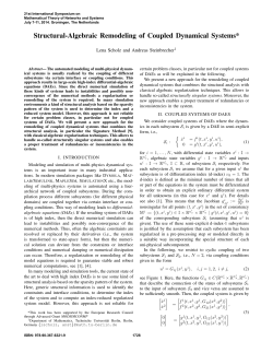 Structural-Algebraic Remodeling of Coupled Dynamical Systems