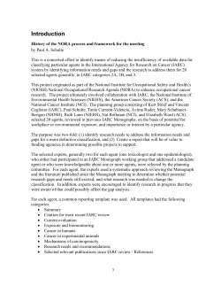 Identification of research needs to rsolve the carcinogenicity of high