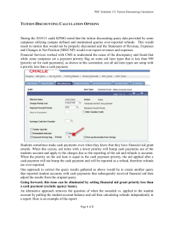9.3.4A - PBC 131A: Tuition Discounting Calculation Options