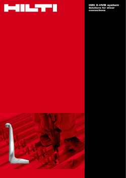Hilti X-HVB system