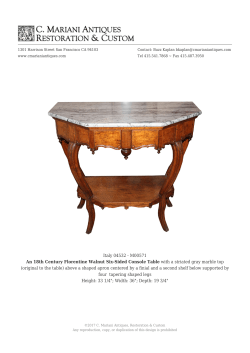 An 18th Century Florentine Walnut Six